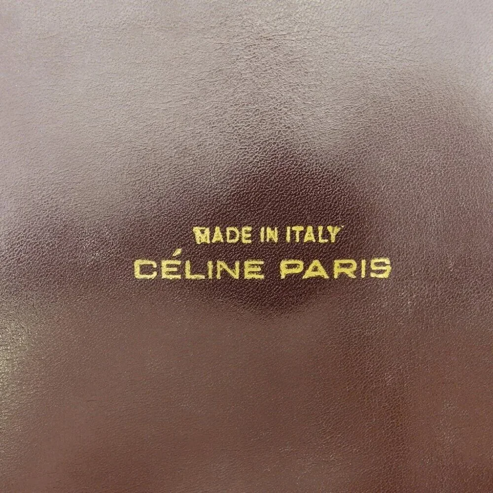 CELINE Shoulder Bag Beige brown gold Women Authentic secondhand - Picture 5 of 7